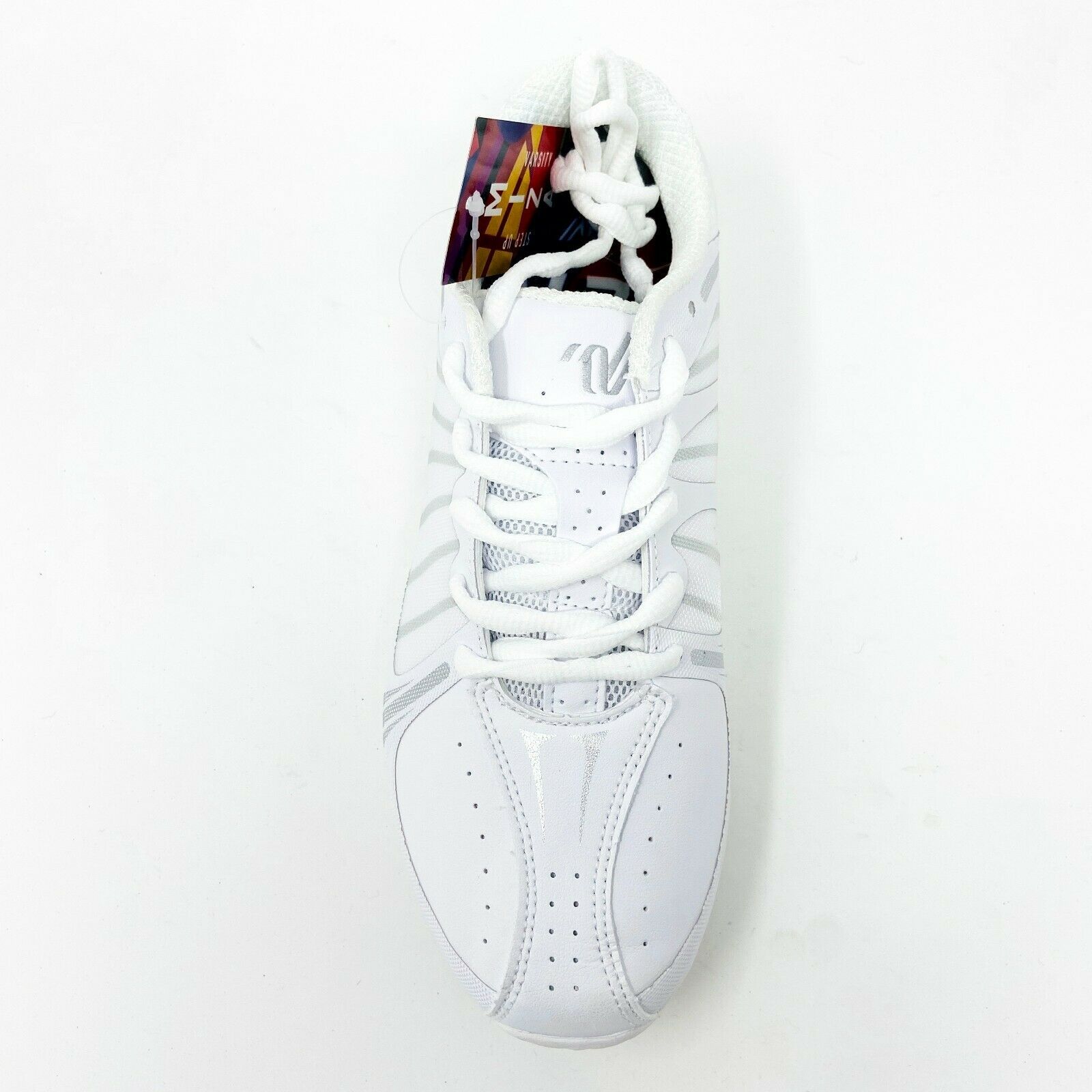 Varsity Miza Step Up White Silver Womens and similar items