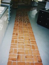 18 Concrete Brick Tile Cobblestone Molds for Walls Patios Walkways Floors 8.5x4" image 2