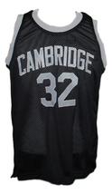 Patrick Ewing Cambridge High School Basketball Jersey New Sewn Black Any Size image 1