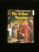 1951 "The Yellow Warning" by Betsy Allen frame-ready dust jacket (no book) image 1