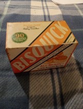 Vtg. BETTY CROCKER BISQUICK Advertising Tin Recipe Box, Copyright 1931, ... - $4.99