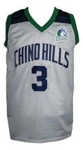 Liangelo Ball #3 Chino Hills Huskies Basketball Jersey New Sewn Grey Any Size image 1