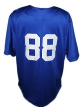 Custom Name Number Crooklyn Baseball Jersey Button Down Blue Any Size image 2