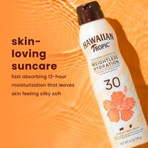 Hawaiian Tropic Weightless Hydration Clear Spray Sunscreen SPF 30, 6oz | Hawaiia image 10