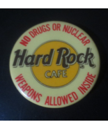 HARD ROCK CAFE Pin Back Button 1.25 inches diameter - $3.96