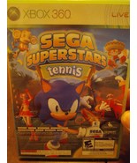 Sega Superstars Tennis Xbox 360 Kids Game+Live  Arcade Sonic The Hedgeho... - $9.89