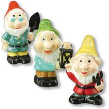 DOLLHOUSE Garden Gnomes Statues 1.823/8 Reutter Porcelain Figurines Mini... - $16.87