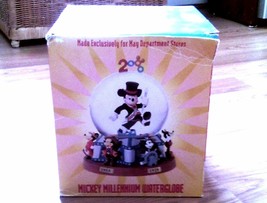 DISNEY Mickey Mouse 2000 Millenium Water Globe            14 - $42.31