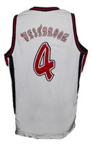 Russell Westbrook #4 Olympians HS Basketball Jersey Sewn White Any Size image 2
