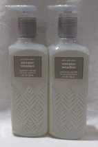 Bath &amp; Body Works Gentle Gel Hand Soap essential oils Lot Set 2 SWEATER ... - $23.33