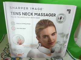 Sharper Image Neck Tens Massager With Pulse Technology And Heat