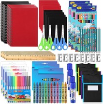 Qilery 4 Sets School Supply Kit Including 8 and 34 similar items