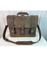 Vagabond Traveler Leather Briefcase / Backpack / Messenger Bag / Satchel - NEW - $138.60