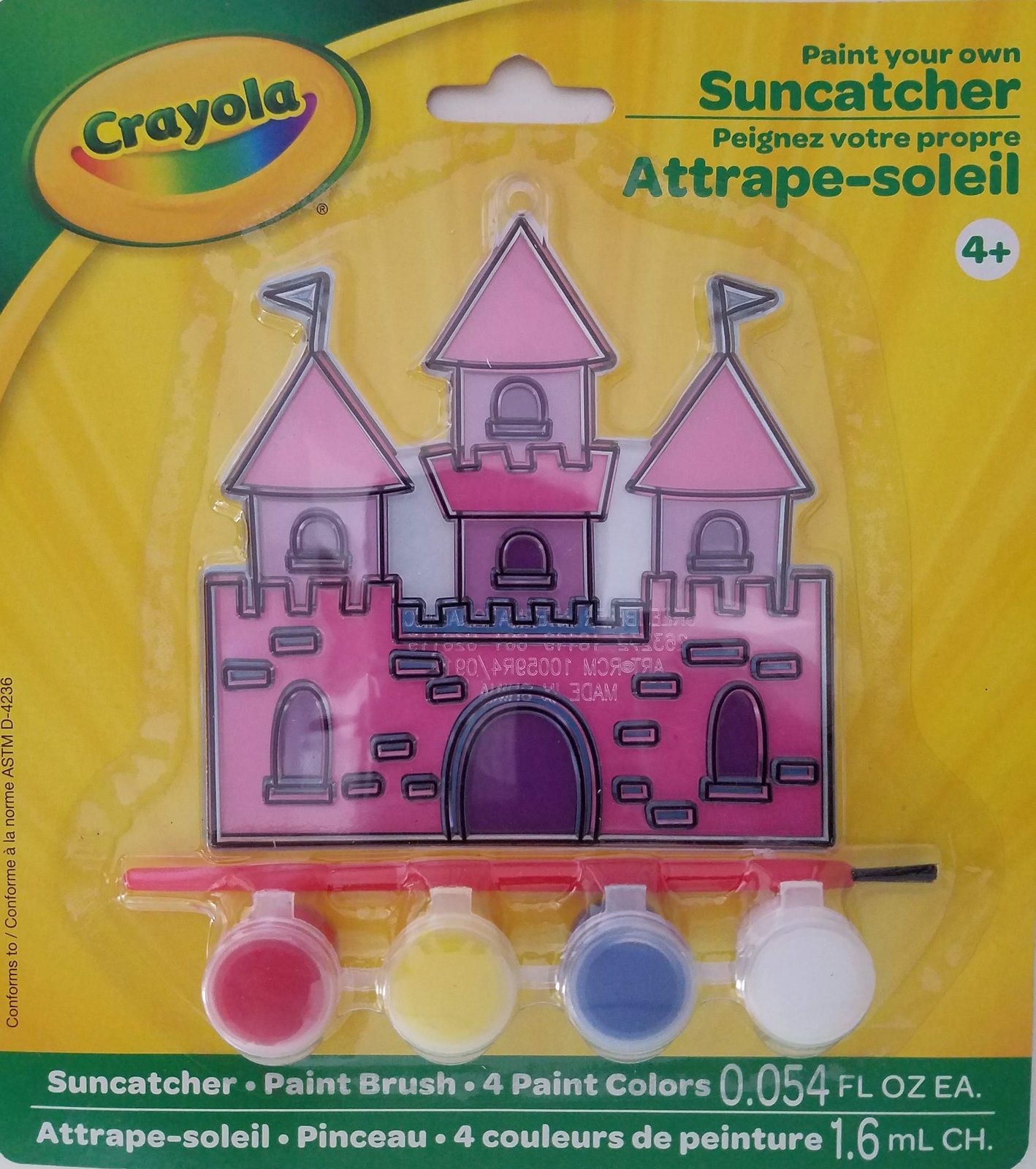 Crayola Paint your own Suncatcher Owl / birdSun Catcher Craft Kit NEW! FUN!!