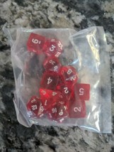 lot of 11 Dungeons Dragons gaming polyhedral dice - $4.95