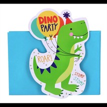 Happy Dinosaur Dino-Mite Invitations Party Supplies Save The Date Invites 8ct - $3.25