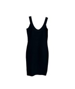 BCBG Maxazria Womens Size XS Dress Black Bodycon Exposed Zipper Sleeveless Knit - $28.71