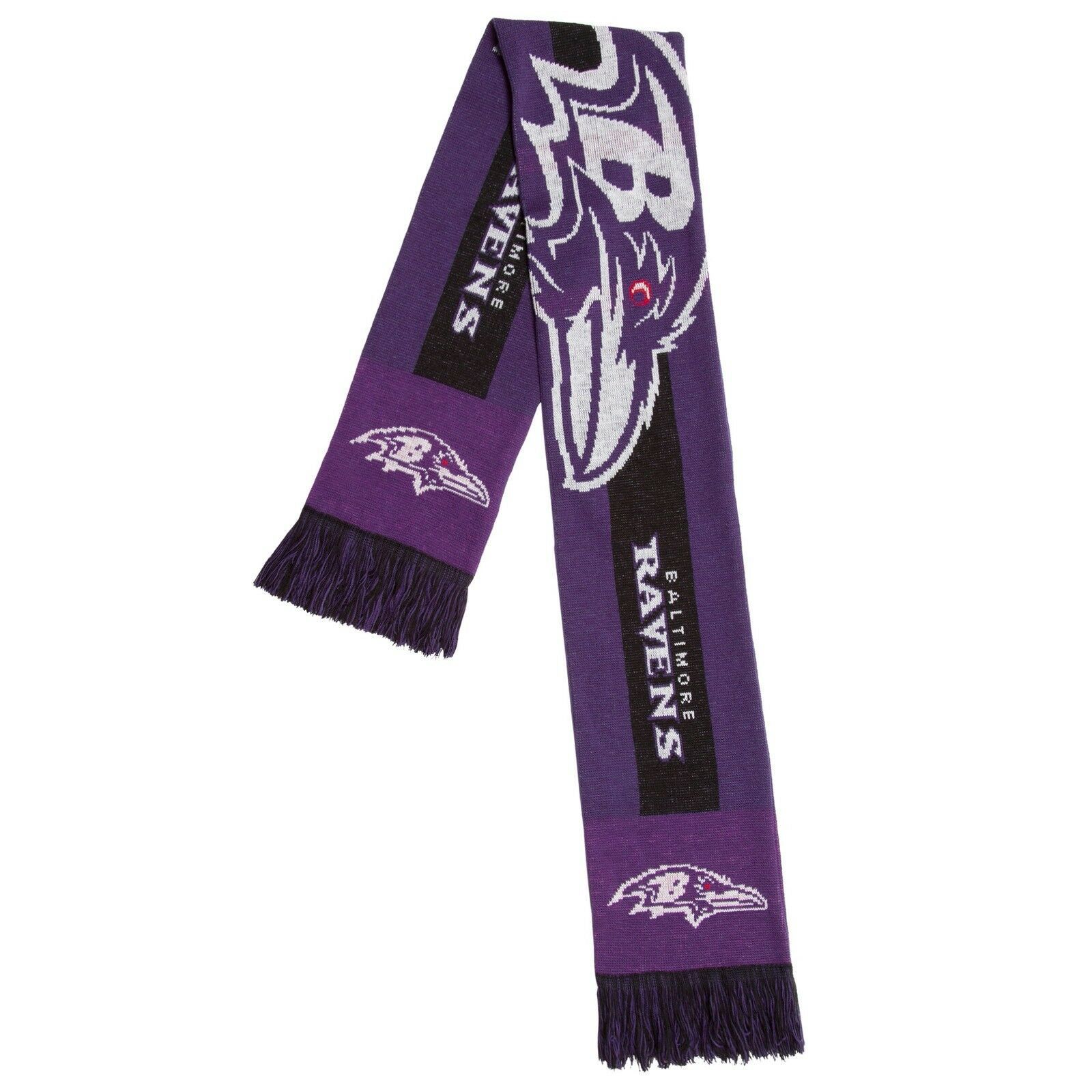 Baltimore Ravens Big Logo Scarf FOCO - $16.65