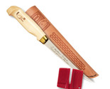 Rapala FLF4 Fish Fillet Knife With Leather Sheath and Sharpener - $24.95