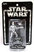 Star Wars 2003 Exclusive Silver Clone Trooper - $16.99