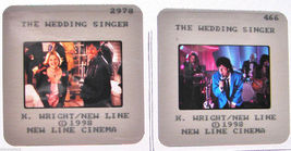 2 1998 Movie THE WEDDING SINGER 35mm Color Press Photo Slides Drew Barry... - $9.95