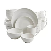 Gibson Home Liberty Hill 30-Piece Dinnerware Set, White