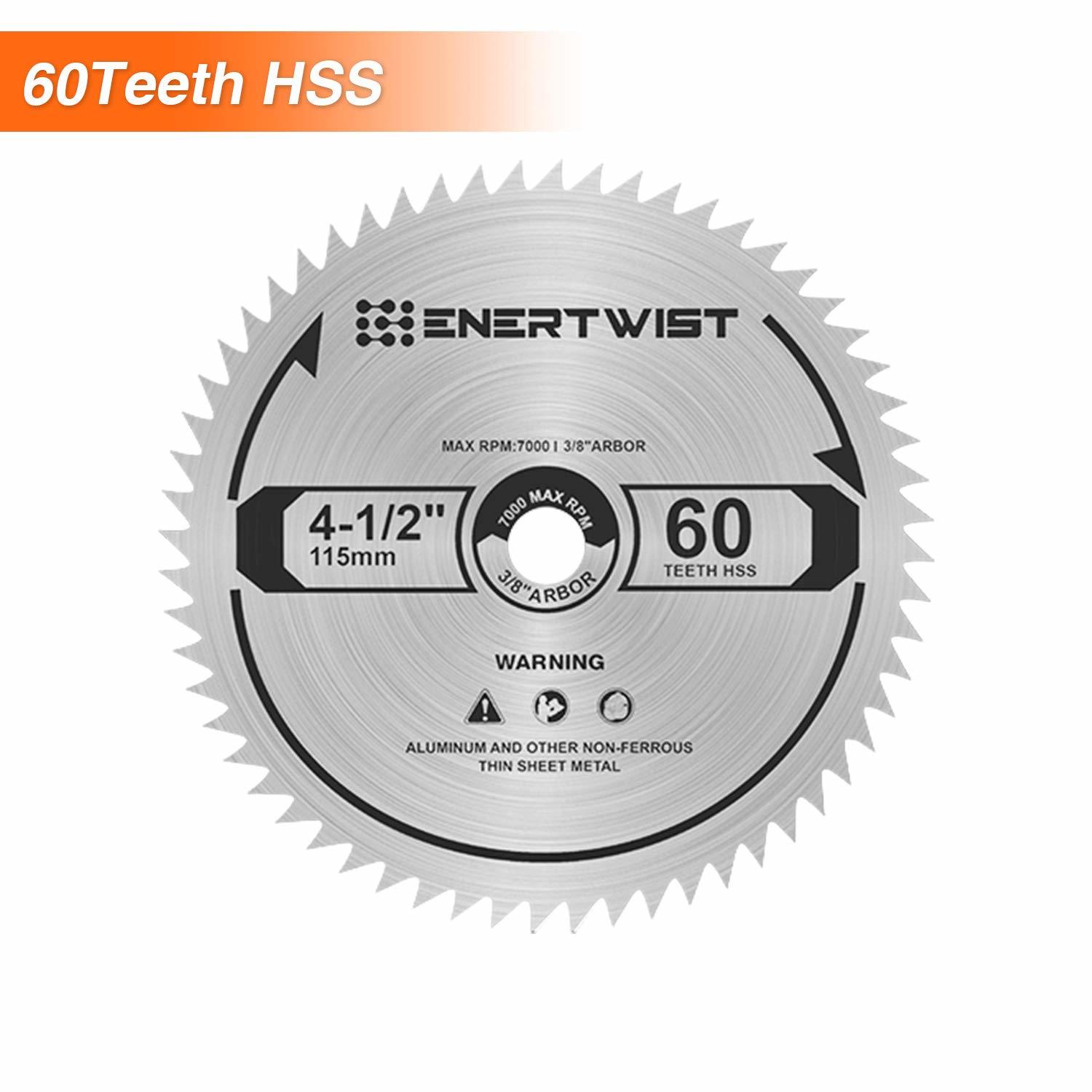 Pack Of 4 Assorted Metal/Wood 4-1/2-Inch 4.5-Inch Circular Saw Blade For  Rockwell Compact Rk3441K , WORX 