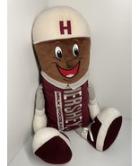 Large vintage plush Hershey Chocolate bar guy with backwards hat 22 in w feet - $18.69