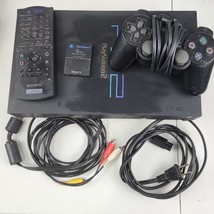 Sony PlayStation 2 PS2 Fat Console Bundle With Controller Remote AV Cord Damaged - $98.99