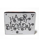 Stampin Up Happy Birthday Rubber Stamp LG Horizontal Foam Mounted 1994 R... - $5.00