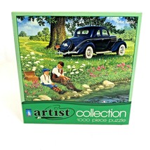 Artist Collection Father&#39;s Day 1000 Piece Jigsaw Puzzle John Sloane 20 x... - $12.86