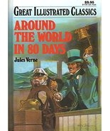 Around the World in 80 Days (Great Illustrated Classics, 224-1) [Hardcover] Jule - $2.49
