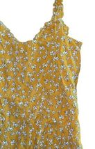 NWT Women URBAN OUTFITTERS Romper Shorts Sleeveless XS Top Yellow/Orange Floral image 6