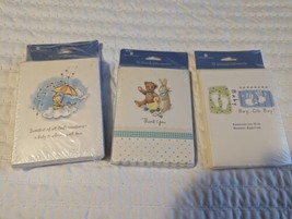 20 Baby Shower Invitations, 10 Announcements &amp; 10 Thank You Notes. New I... - $7.91