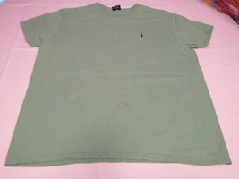 Polo By Ralph Lauren Men's short sleeve cotton t shirt green L GUC@ - $20.58
