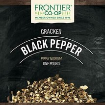 Frontier Co-op Pepper, Black Cracked, Kosher | 1 lb. Bulk Bag | Piper ni... - $24.00