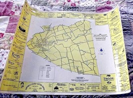 Map Pennsylvania West Earl PA Township Laminated 1986 Ad Roads History G... - $14.94