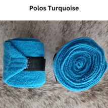 Roma All Purpose Horse Saddle Pad and Set of 4 Polos Turquoise USED image 6