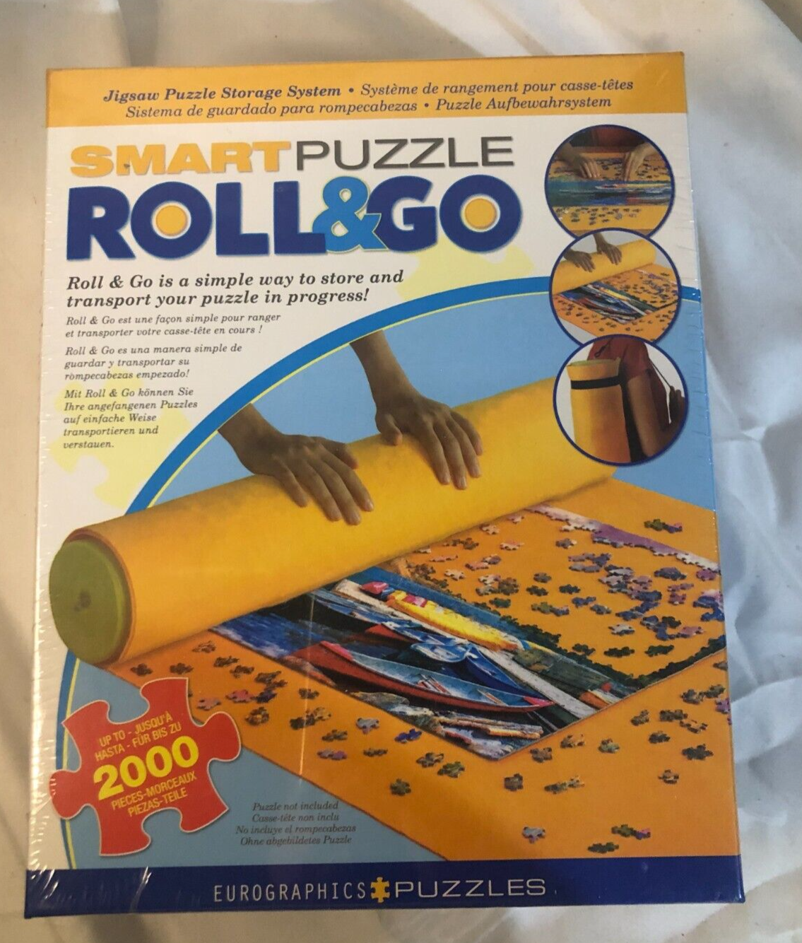 Primary image for Smart Puzzle Roll & Go Store and Transport Your Puzzle in Progress Mat Sealed