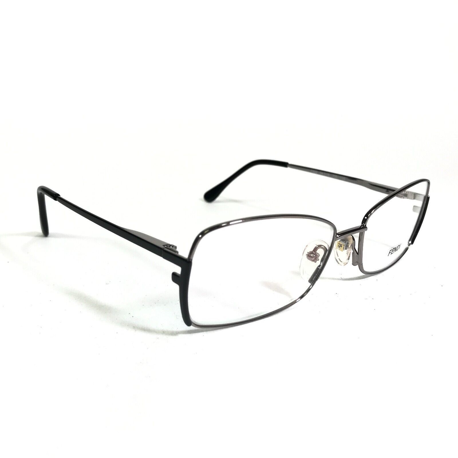 Fendi Eyeglasses Frames F855 250 Clear Brown Rectangular Cat Eye 52-15-135