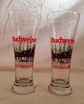 Vintage Budweiser Clydesdale 1991 Fluted Pilsner 12 Oz Beer