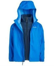 Columbia Kids 3 in 1 Boys Glennaker Interchange Rain Jacket Blue Size Youth LG - $55.00