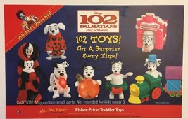 Mcdonalds Disney 102 Dalmations 14x21 Translite Advertising Sign. Mint. - $9.49