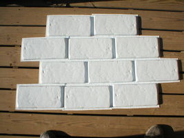 15 Concrete Brick Paver Molds to Make 100s of #1151 6"x12" Wall & Floor Tiles   image 3