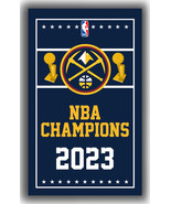 Denver Nuggets Basketball Team Champions 2023 Flag 90x150cm3x5ft Fan Best Banner - $15.95