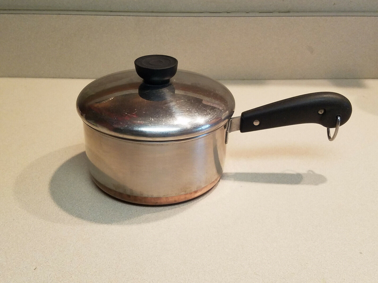 Unusual Revere Ware 1801 Stainless Copper Bottom Cookware 3 Qt 2 Qt 8  Skillet