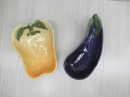 Williams Sonoma Jardin Potager Dipping Condiment Vegetable Shaped Bowls - $12.86