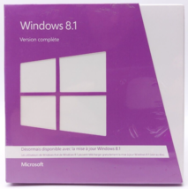 Microsoft Windows 8.1 Full Version 32-bit & 64-bit New Sealed FRENCH VERSION - $53.54