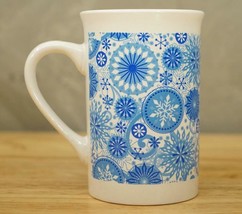 MODERN China Royal Norfolk Blue Winter Snowflake Coffee Tea Mug Cup - $9.69
