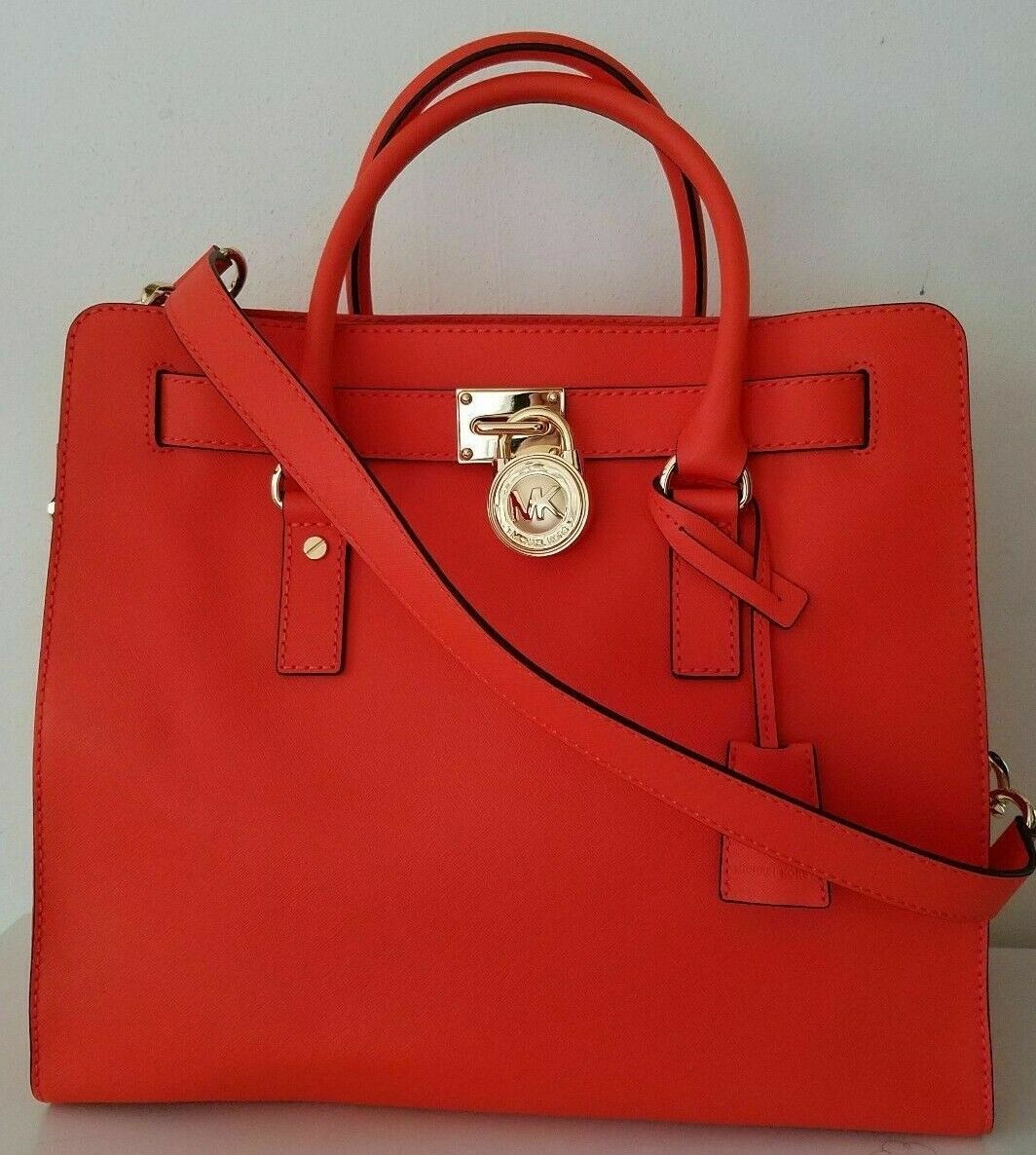 Michael Kors Hamilton Large Saffiano Leather Tote Handbag